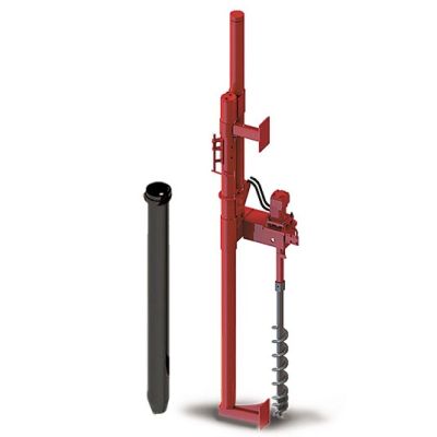 Combine the Rock spike and the ram pilot auger into one unit